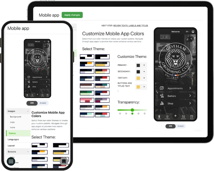 Enkel men kraftfull och flexibel konfiguration för appen